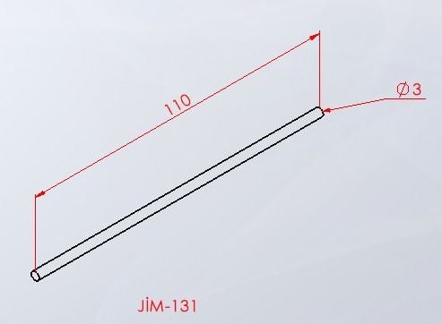 ASSA SPOR Jimnastik Sopası 110Cm - Jimnastik Ekipmanı Üretimi