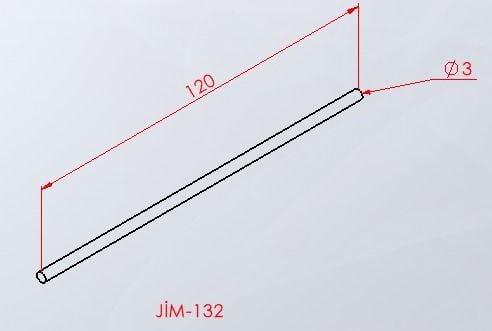 ASSA SPOR Jimnastik Sopası 120Cm - Jimnastik Ekipmanı Üretimi
