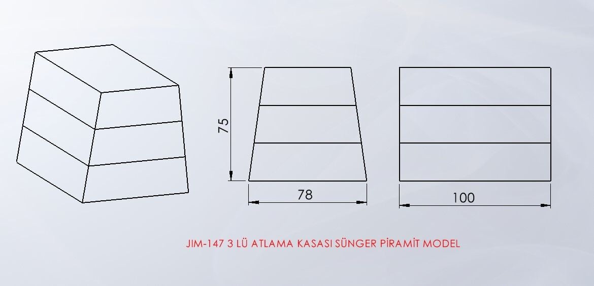 ASSA SPOR Atlama Kasası 3’Lü Sünger - Atlama Kasası Üretimi