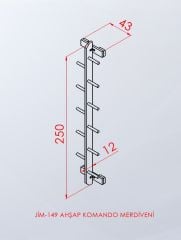 Ahşap Komando Merdiveni