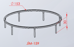 60 İnç Trambolin Kılıflı Yan Görünüm