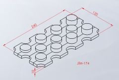 Katlanır Dolu Bataklık Minderi Yan Görünüm