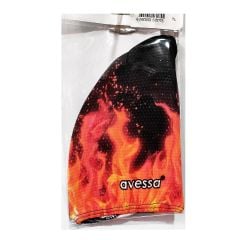 Avessa Bb10B Alev Desenli Dijital Baskılı Bez Bone - Yüzme Bonesi | ASSA SPOR