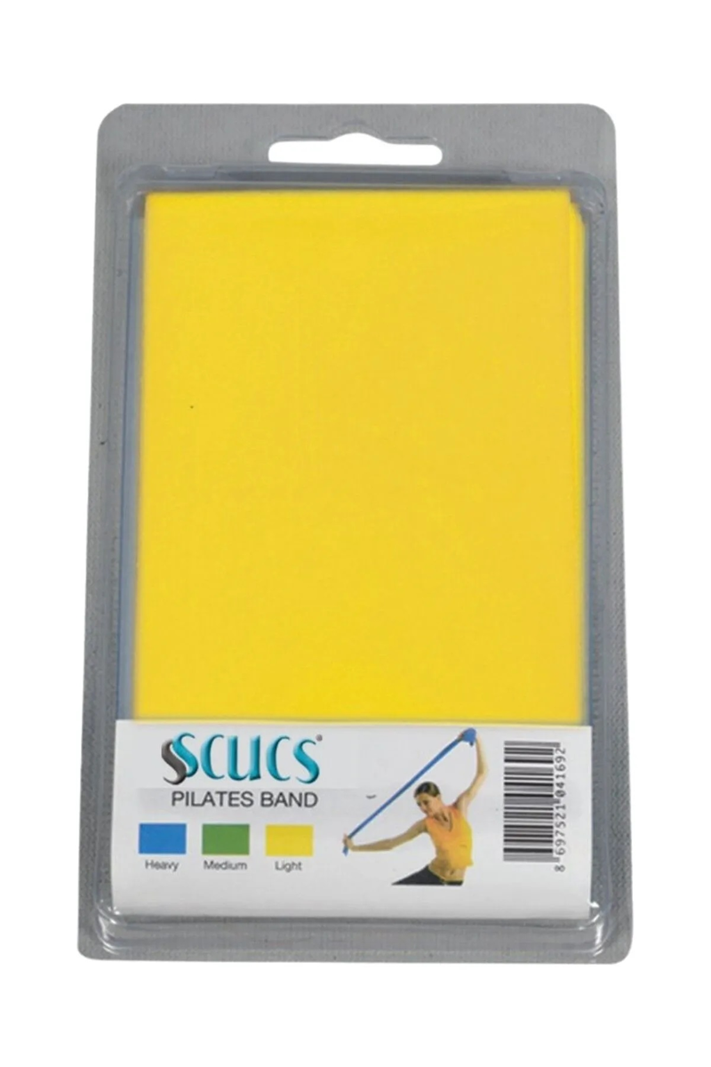 SCX-1060 TEKLİ PİLATES BANDI HAFİF SARI FiTFORM
