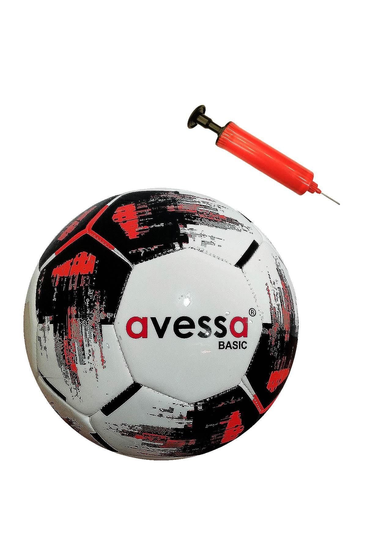 Avessa Basic Futbol Topu Kırmızı No5 Pompalı - Profesyonel Futbol Topu | ASSA SPOR