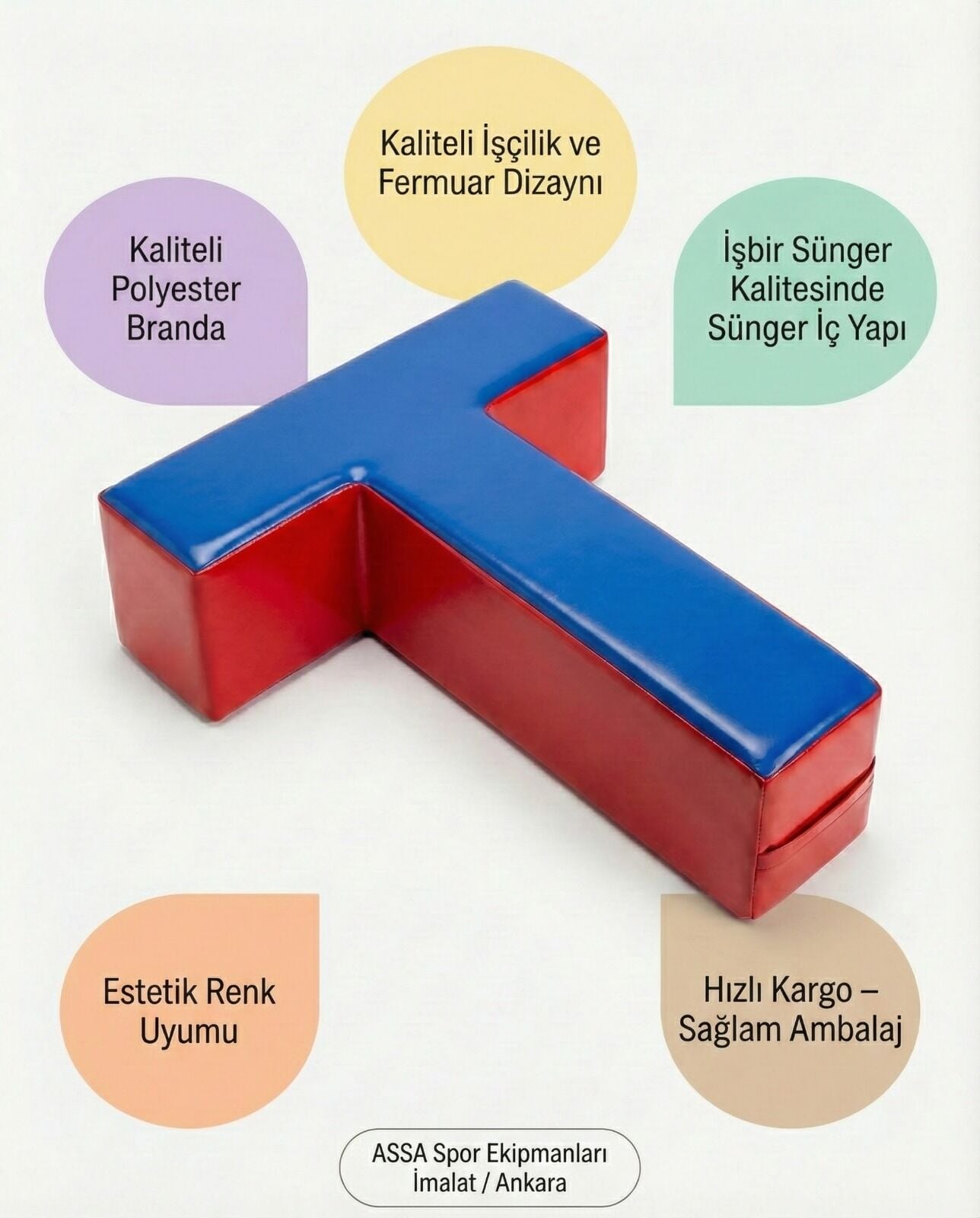 ASSA SPOR T Minder (Eko) - Jimnastik Minderi Üretimi