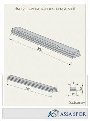 3 Metre Bondeks Denge Aleti
