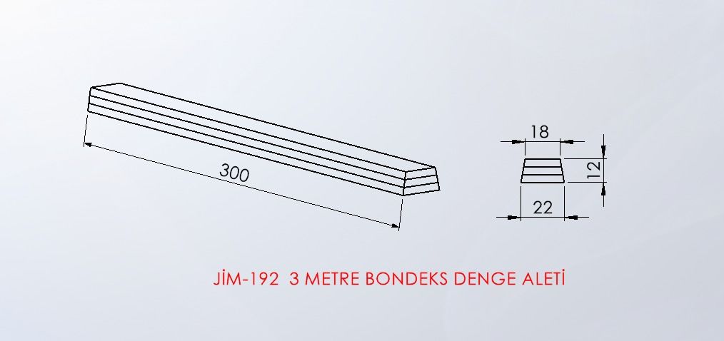 ASSA SPOR 3 Metre Bondeks Denge Aleti - Denge Aleti Üretimi