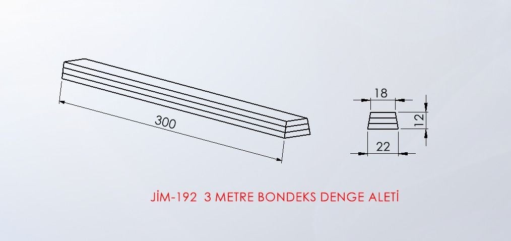 ASSA SPOR 3 Metre Bondeks Denge Aleti - Denge Aleti Üretimi