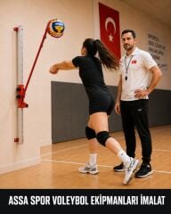 Duvar Tipi Voleybol Manşet Pas Makinası