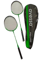 AVESSA BRK-1000 TEK PARÇA BADMİNTON RAKET SETİ ÇİFTLİ (PRO-1000)
