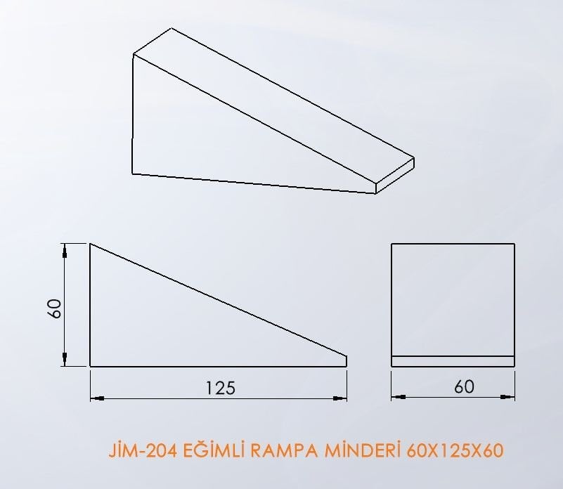 EĞİMLİ RAMPA MİNDERİ