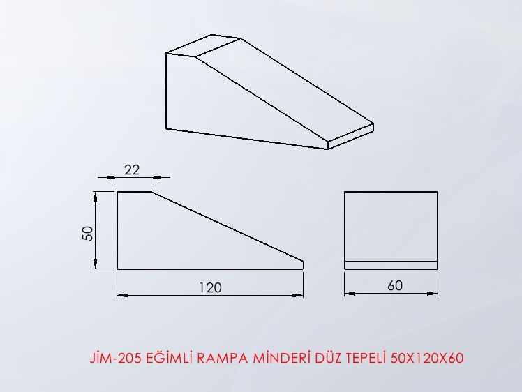 ASSA SPOR Eğimli Rampa Minderi Düz Tepeli - Jimnastik Minderi Üretimi