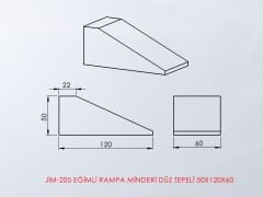EĞİMLİ RAMPA MİNDERİ DÜZ TEPELİ