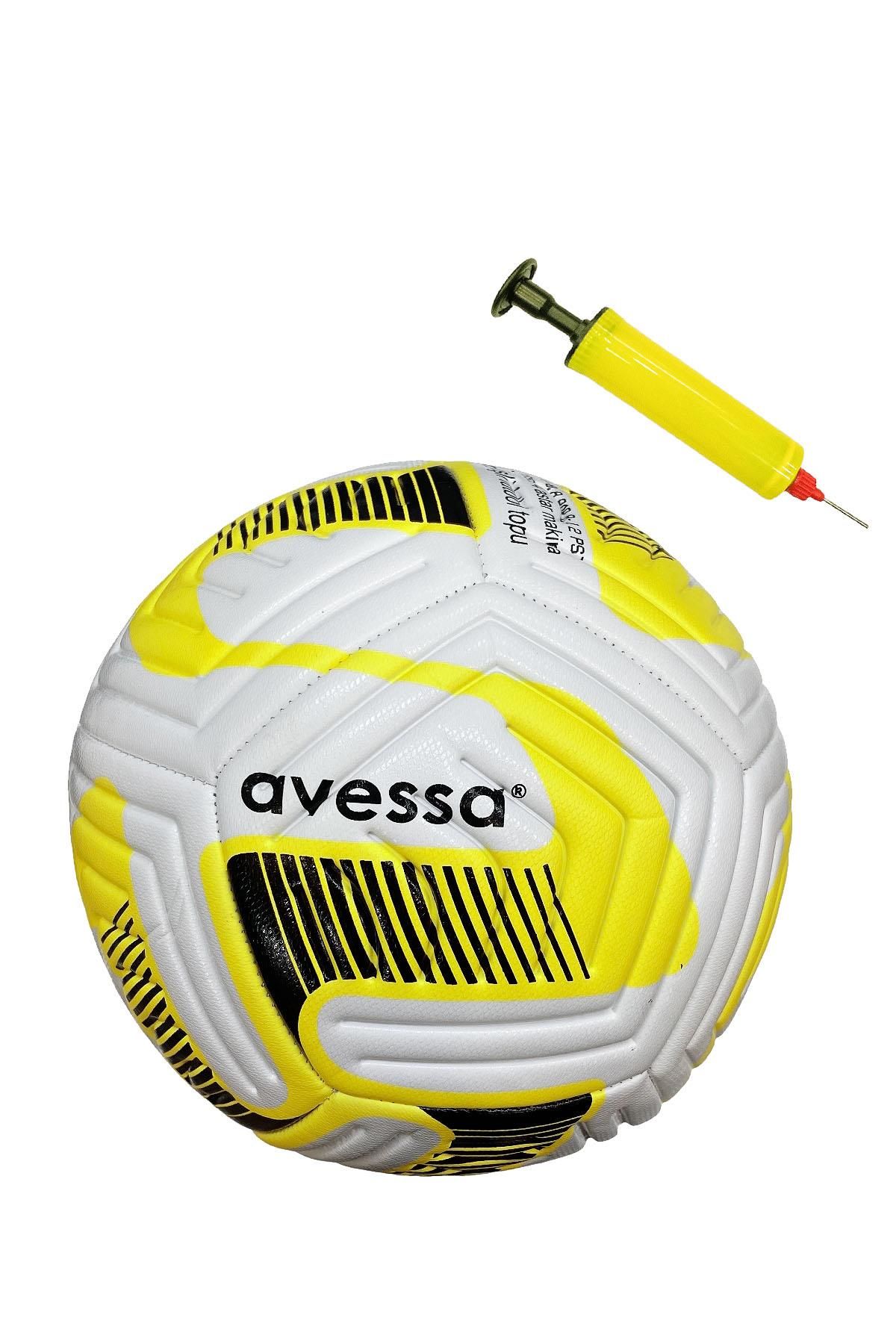 Avessa Ft900-140S Futbol Topu Sarı 4 Astar Pompalı - Profesyonel Futbol Topu | ASSA SPOR