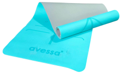 AVESSA TPE-60 ÇİFT RENK PLATES MİNDERİ TPE TURKUAZ 183*61*0,6 CM