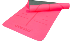 AVESSA TPE-30 ÇİFT RENK PLATES MİNDERİ TPE KIRMIZI 183*61*0,6 CM