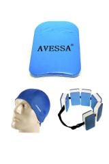 Avessa 3Lü Yüzme Havuz Seti Mavi - Yüzme Aksesuarı | ASSA SPOR