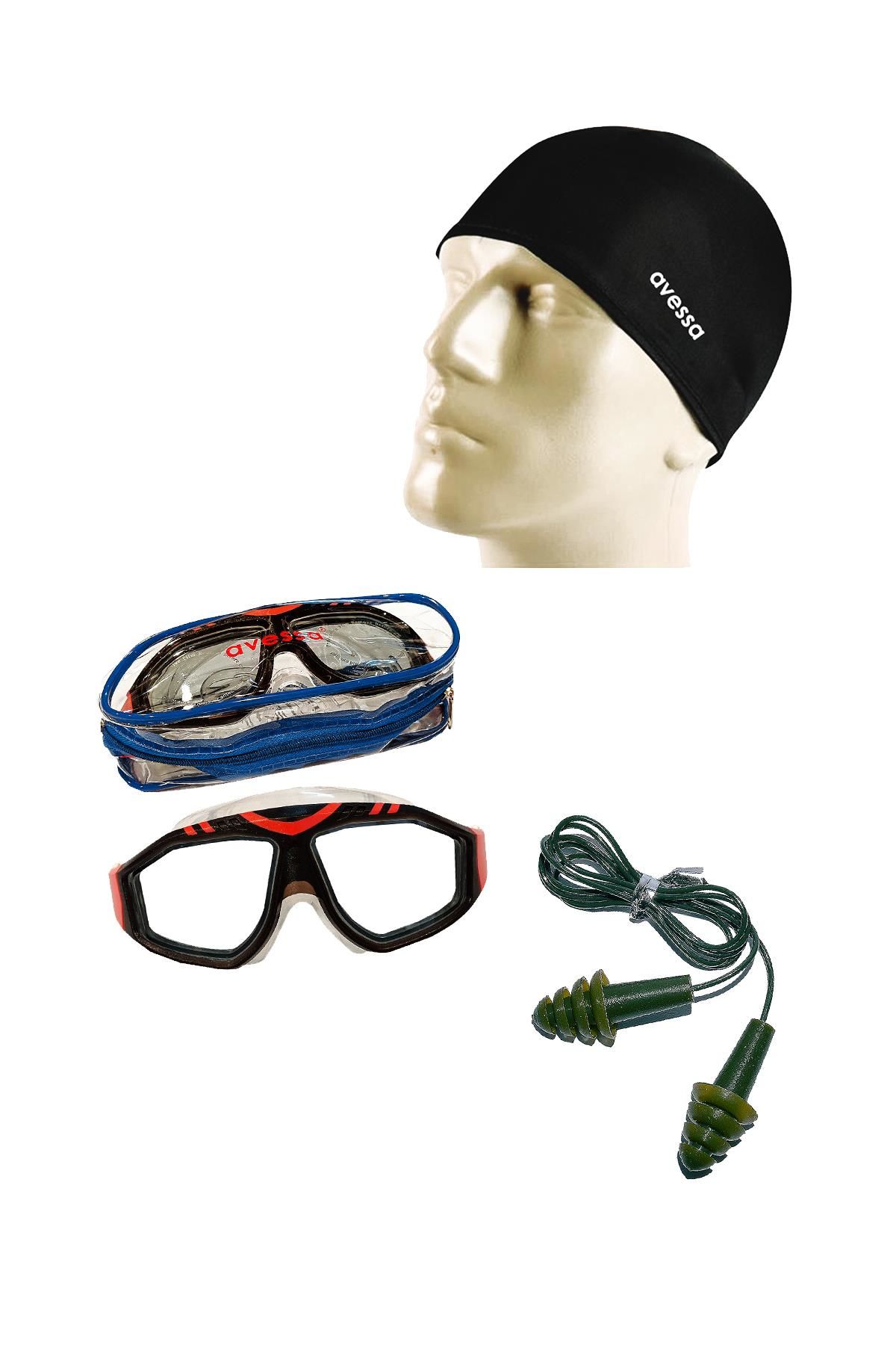 ASSA SPOR Avessa 3Lü Yüzme Havuz Seti Siyah - Spor Ekipmanı Üretimi