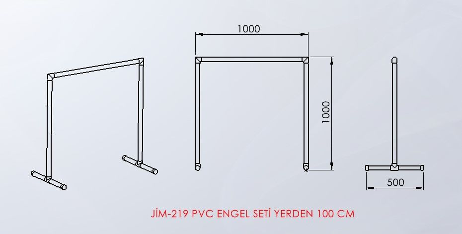 ASSA SPOR Pvc Engel Seti Yerden 100 Cm - Jimnastik Ekipmanı Üretimi