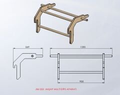 Ahşap Multi Dips Aparatı