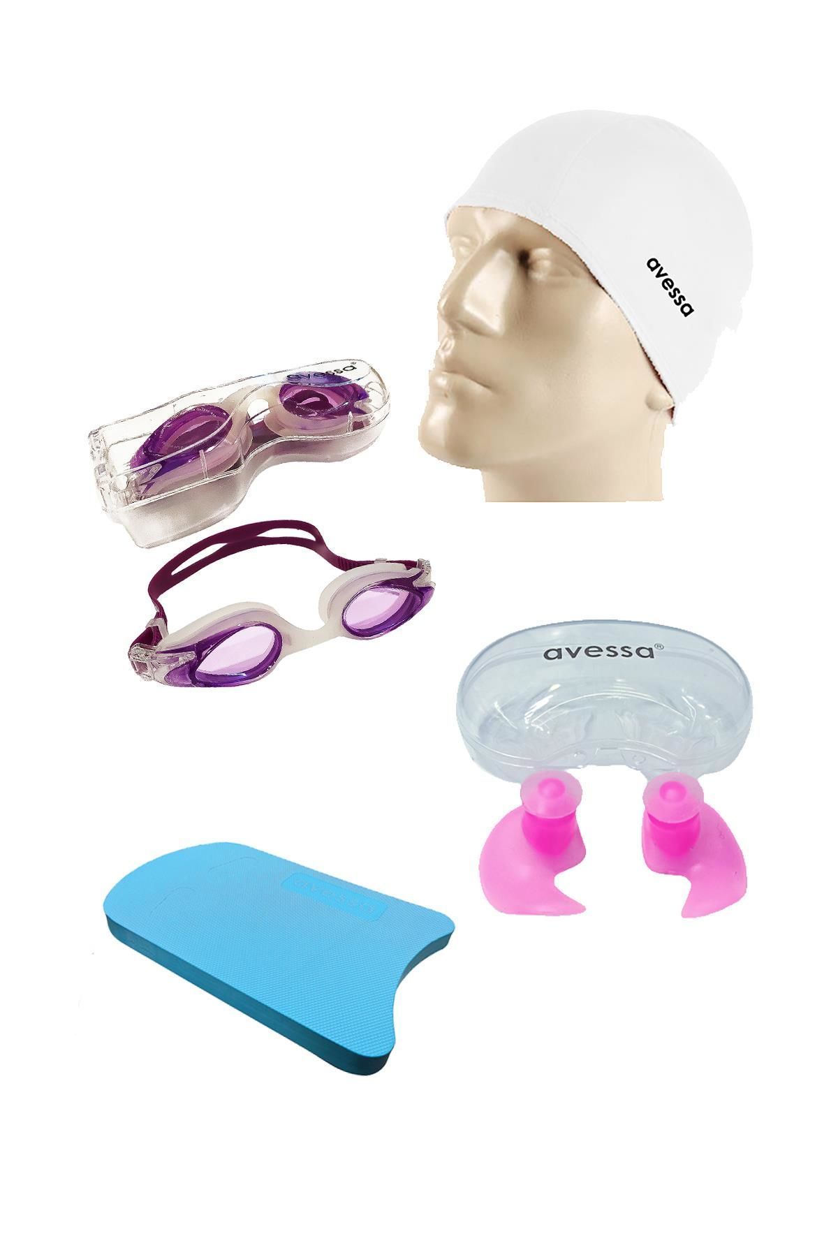 ASSA SPOR Avessa 4Lü Yüzme Havuz Seti Mor - Spor Ekipmanı Üretimi