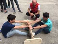 Mas Güreşi Tahtası Ev Tipi Detay Fotoğrafı