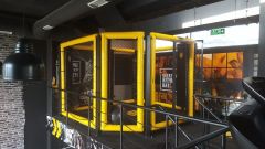 Mma Kafesi 4.5M X 4.5M Yükseklik 10 Cm Yan Görünüm