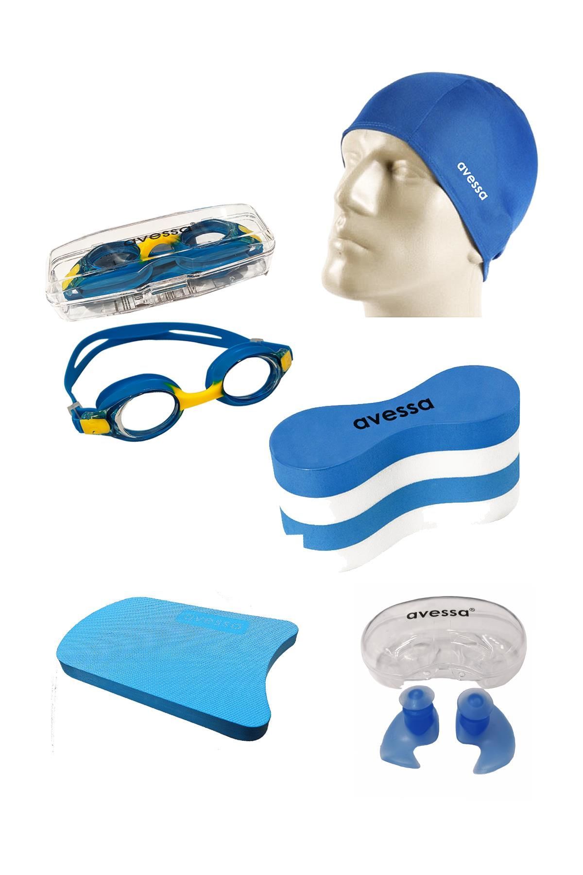ASSA SPOR Avessa 5Li Yüzme Havuz Seti Mavi - Spor Ekipmanı Üretimi