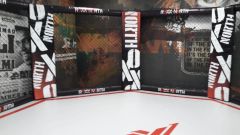 MMA Kafesi 5,5 m x 5,5 m Yan Görünüm