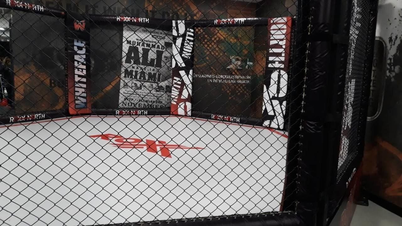 MMA Kafesi 5,5 m x 5,5 m | Profesyonel MMA ve Dövüş Sporları Kafesi