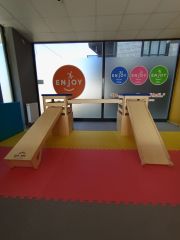 ASSA SPOR Parkur Mini Set (Orta Paket) (2 Ana Blok+Köprü Geçiş+Merdiven+Rampa Tekli) Genel Görünüm