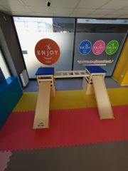 Parkur Mini Set (Orta Paket) (2 Ana Blok+Köprü Geçiş+Merdiven+Rampa Tekli) Farklı Açı Görünümü