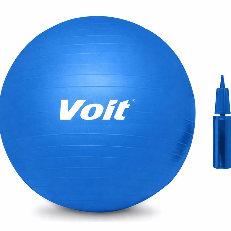 VOİT PİLATES TOPU 65 CM MAVİ POMPALI