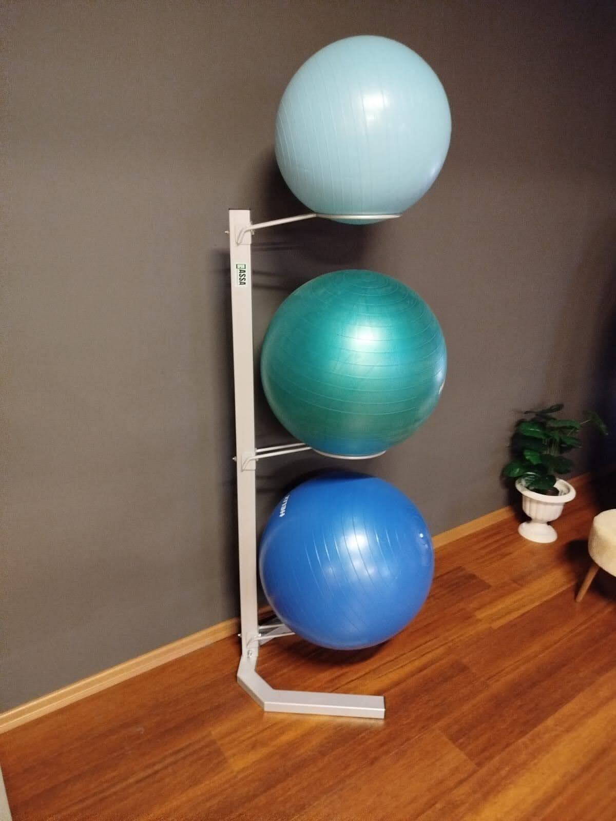 ASSA SPOR Pilates Top Rafı Ayaklı Model - Pilates Ekipmanı Üretimi