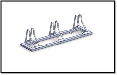 ASSA SPOR Bisiklet Parkı (Bike Bicycle Floor Parking) (3'Lü) - Spin Bike Üretimi
