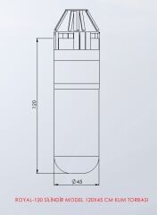 ASSA SPOR Royal Silindir Kum Torbası 120x45 cm – Profesyonel Genel Görünüm