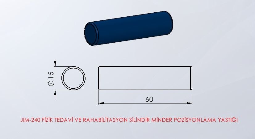 ASSA SPOR Fizik Tedavi Ve Rehabilitasyon Silindir Minder Pozisyonlama Yastığı - Jimnastik Minderi Üretimi