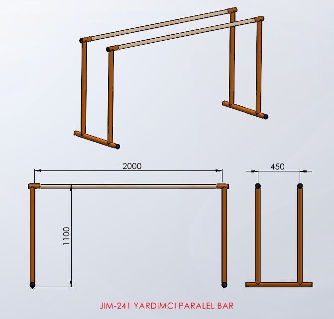 ASSA SPOR Yardımcı Paralel Bar - Paralel Bar Üretimi