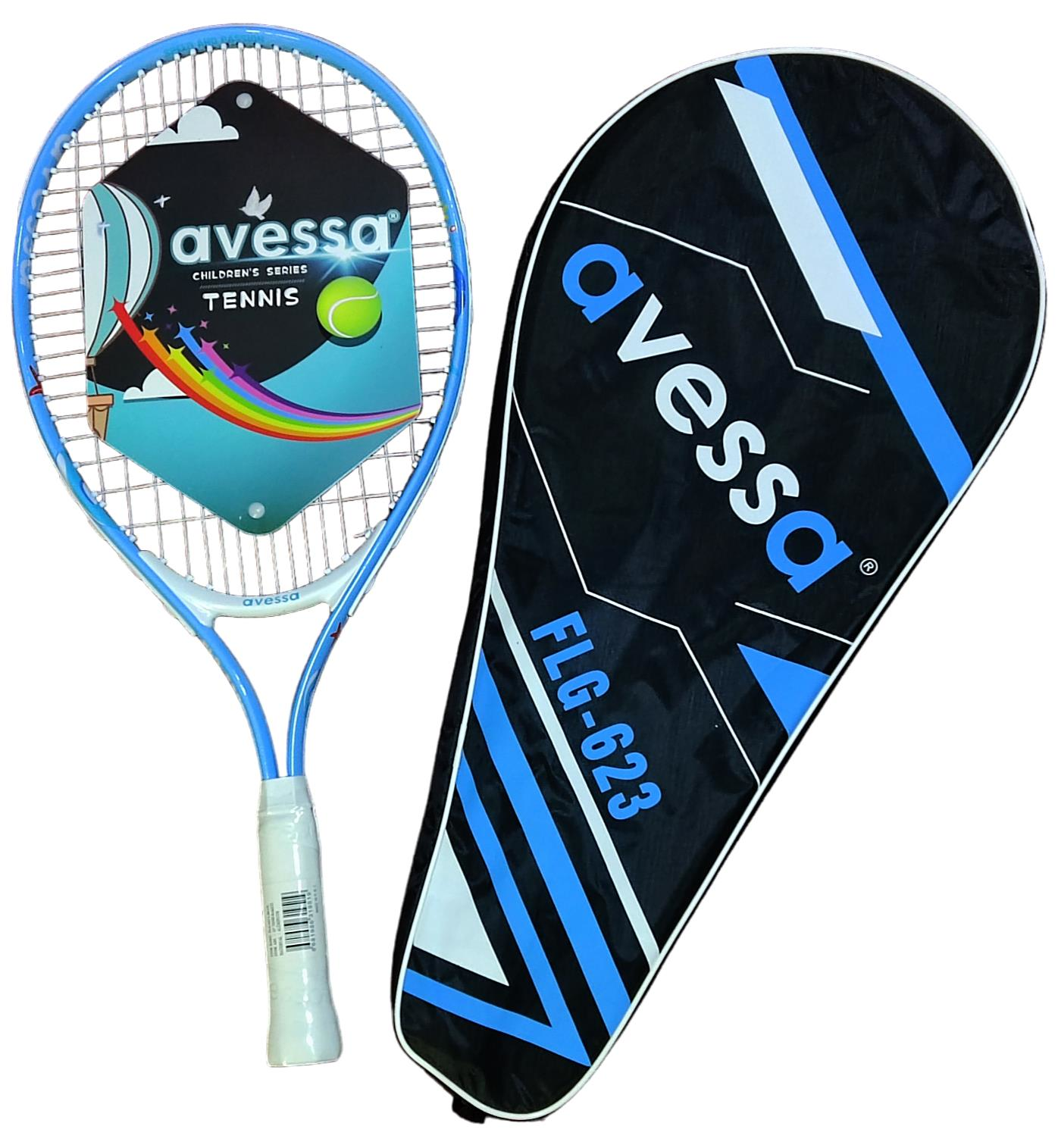 Avessa Flg-623M Tek Parça Yunus Balığı Desenli Tenis Raket Set Mavi - Tenis Raketi | ASSA SPOR