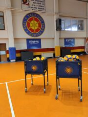 Metal Top Sepeti Yeni Model Lacivert Spor Salonu Kullanımı