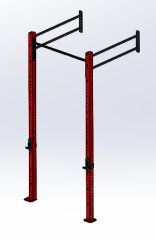 1 Rack 2 Bacak Yan Görünüm