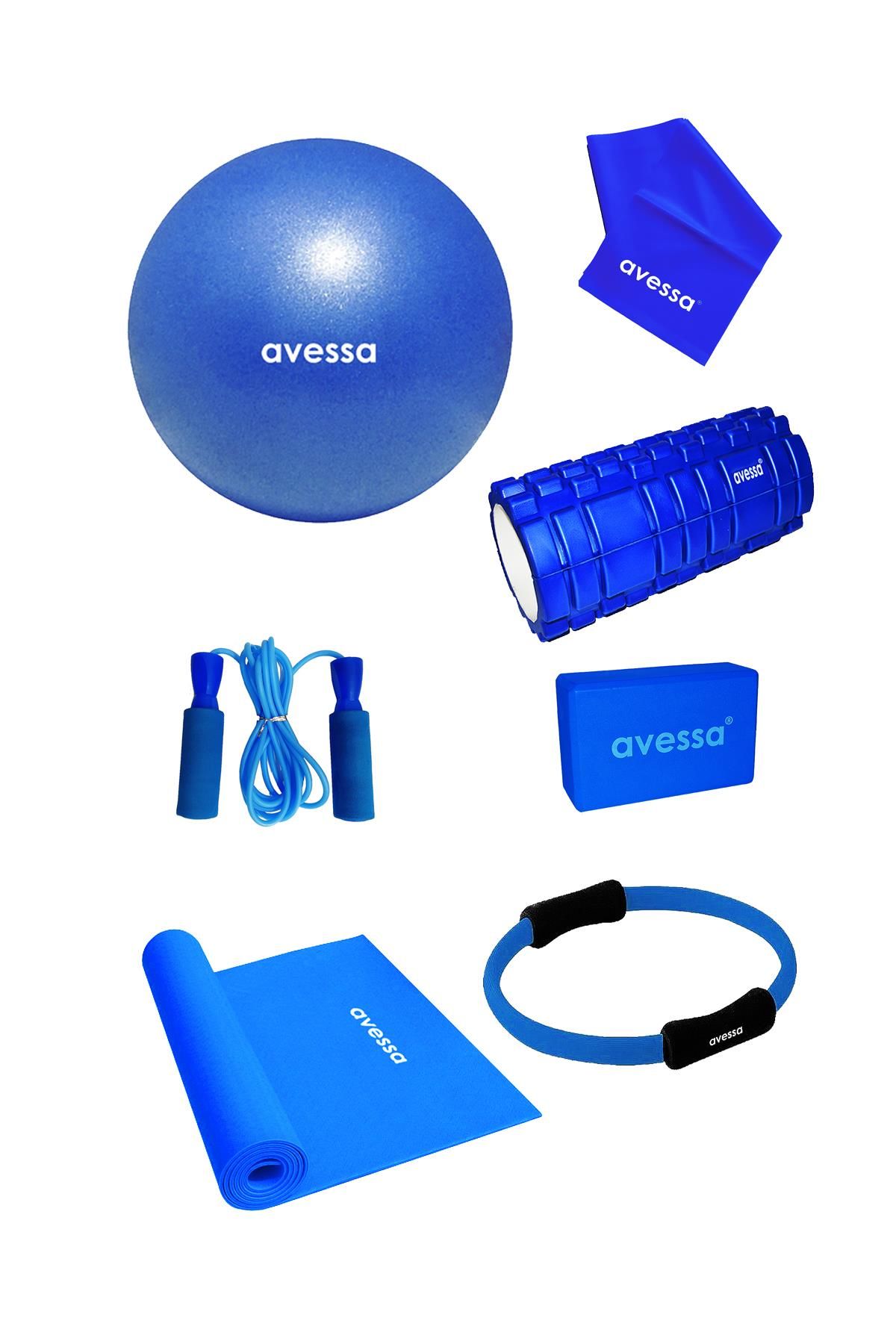 Avessa Bpc-200Mv Pilates Set 7Li Mavi - Pilates Ekipmanı | ASSA SPOR