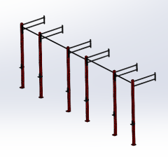 ASSA SPOR 3 Rack 6 Bacak - Spor Ekipmanı Üretimi