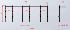 3 RACK 6 BACAK
