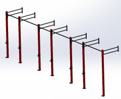 ASSA SPOR 3 Rack 7 Bacak - Spor Ekipmanı Üretimi