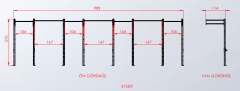 4 RACK 8 BACAK