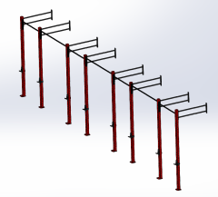 ASSA SPOR 4 Rack 8 Bacak - Spor Ekipmanı Üretimi