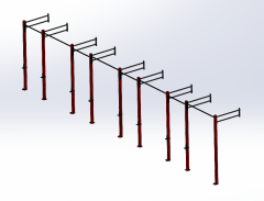 ASSA SPOR 4 Rack 9 Bacak - Spor Ekipmanı Üretimi