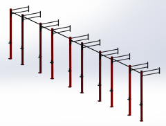 ASSA SPOR 5 Rack 10 Bacak - Spor Ekipmanı Üretimi